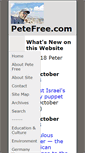 Mobile Screenshot of petefree.com