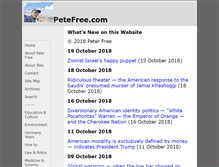 Tablet Screenshot of petefree.com